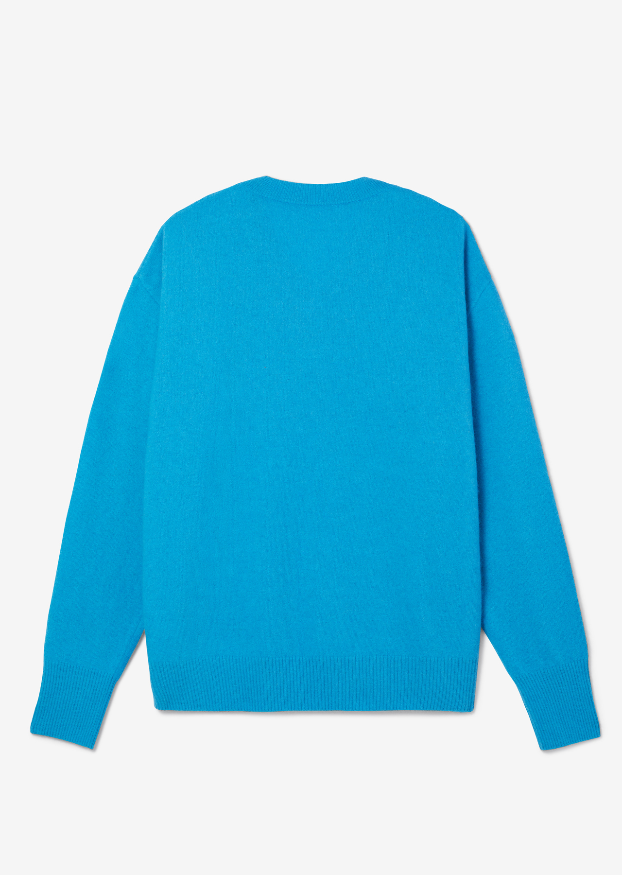 RACCOON V-NECK SWEATER TURQUOISE - 에스이오